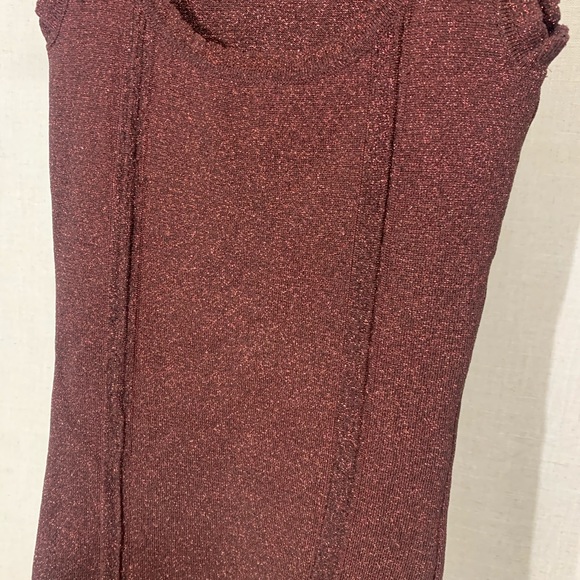 FRENCH CONNECTION Dani Lurex Knits in Bitter Plum - Picture 6 of 8